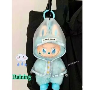 Cute Labubu Raincoat - doll and shoes NOT included